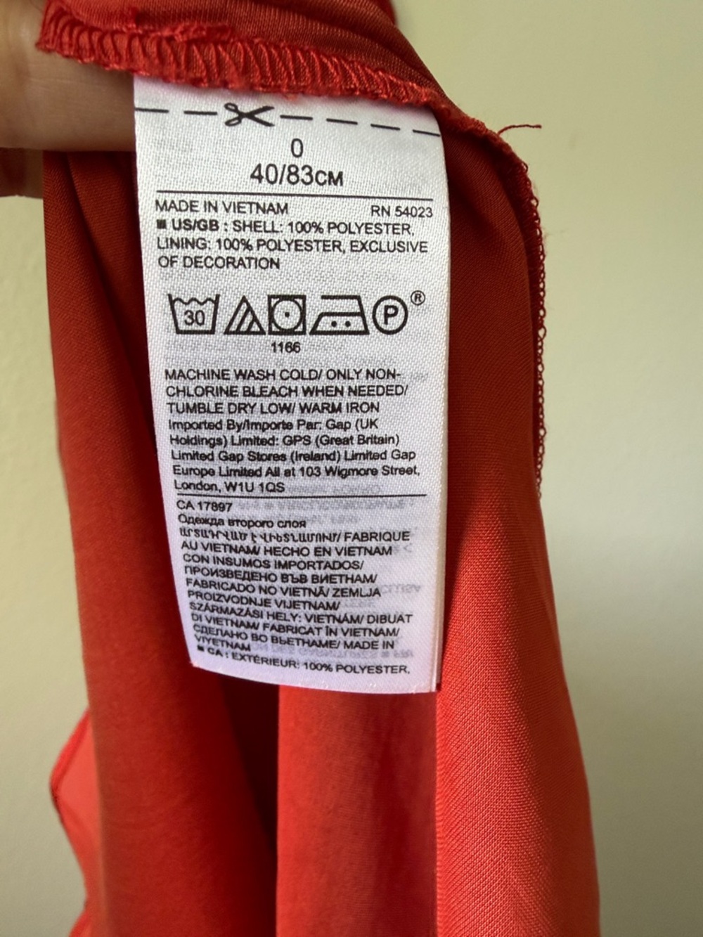 Banana Republic Crimson Ruffled High-Low Maxi Dress - Picture 7 of 7
